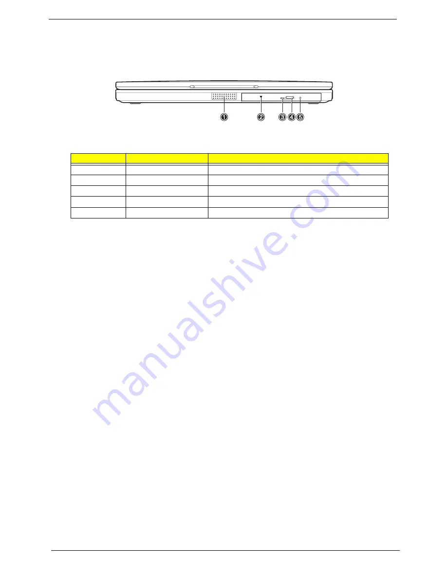 AOpen OpenBook 1556 Service Manual Download Page 14