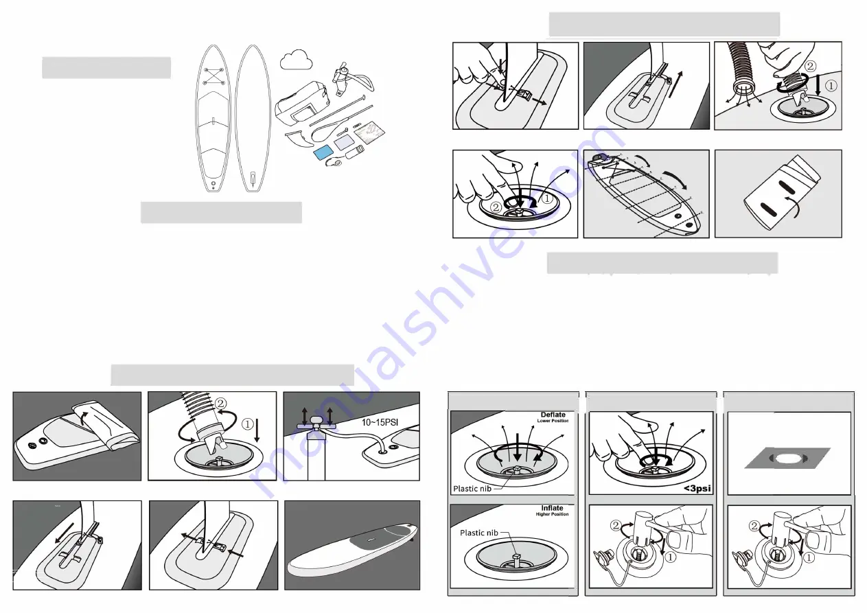 Aosom Soozier iSUP Assembly Instruction Download Page 2