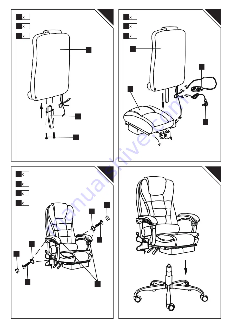 Aosom Vinsetto Assembly & Instruction Manual Download Page 3