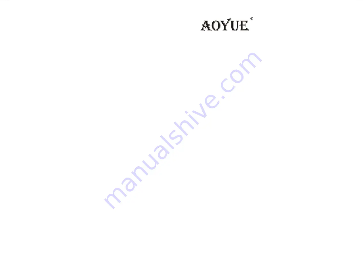 aoyue 853A Quick Start Manual Download Page 1