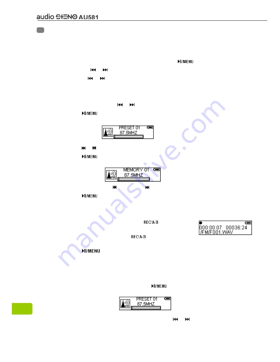 Apacer Technology Audio Ceno AU581 User Manual Download Page 10