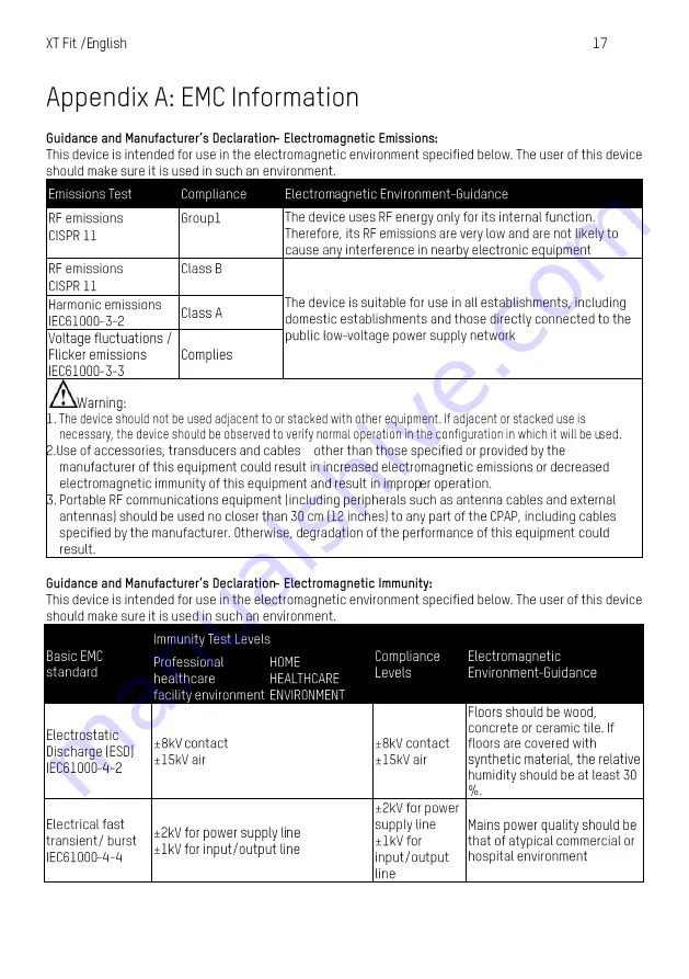 Apex Digital XT Fit User Manual Download Page 20