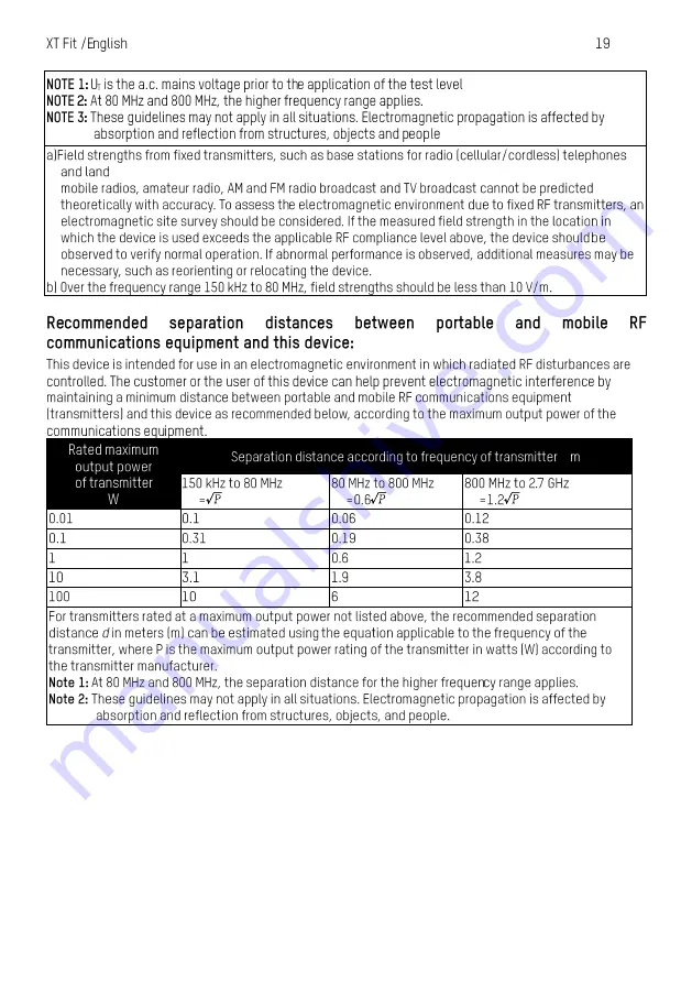 Apex Digital XT Fit User Manual Download Page 22