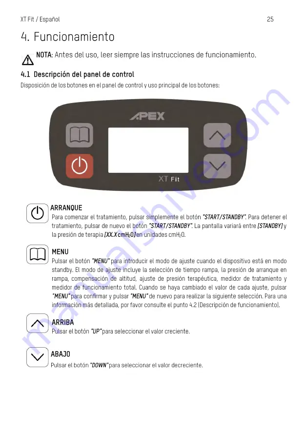 Apex Digital XT Fit Скачать руководство пользователя страница 28