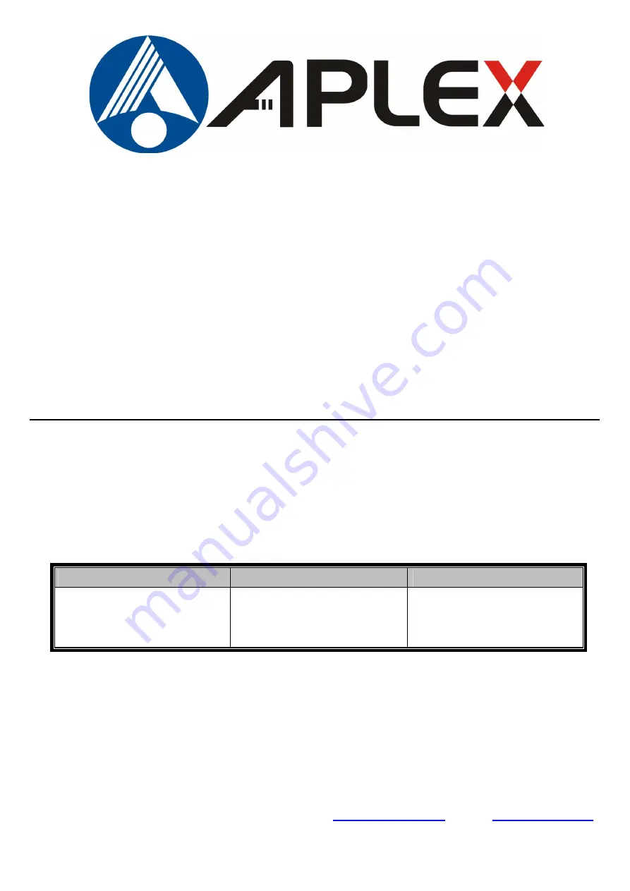 Aplex ADP-1081A Скачать руководство пользователя страница 2