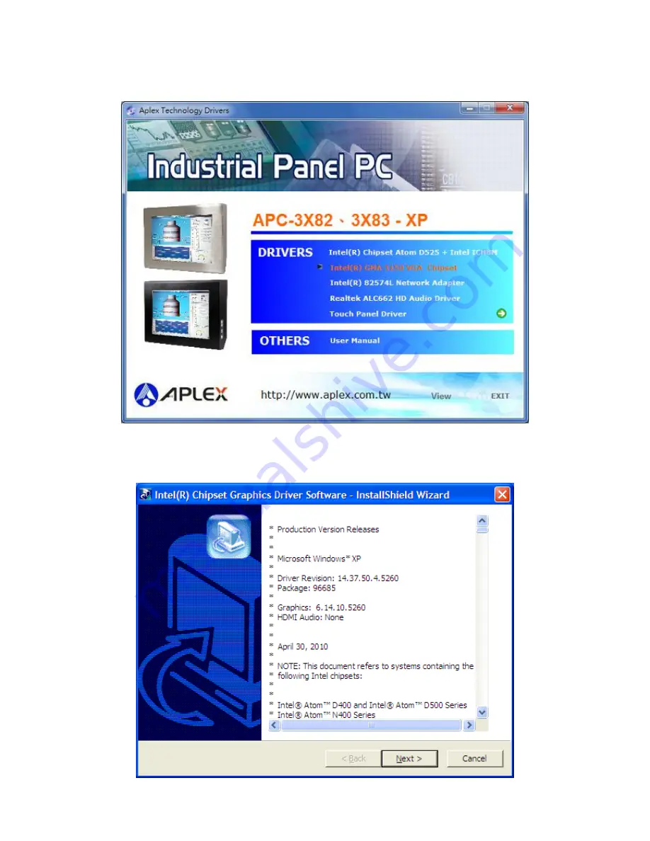 Aplex APC-3x82 User Manual Download Page 62