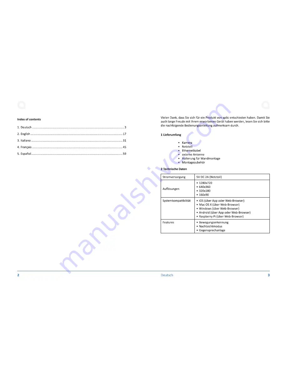 APLIC 301588/20160617SZ108 User Manual Download Page 2