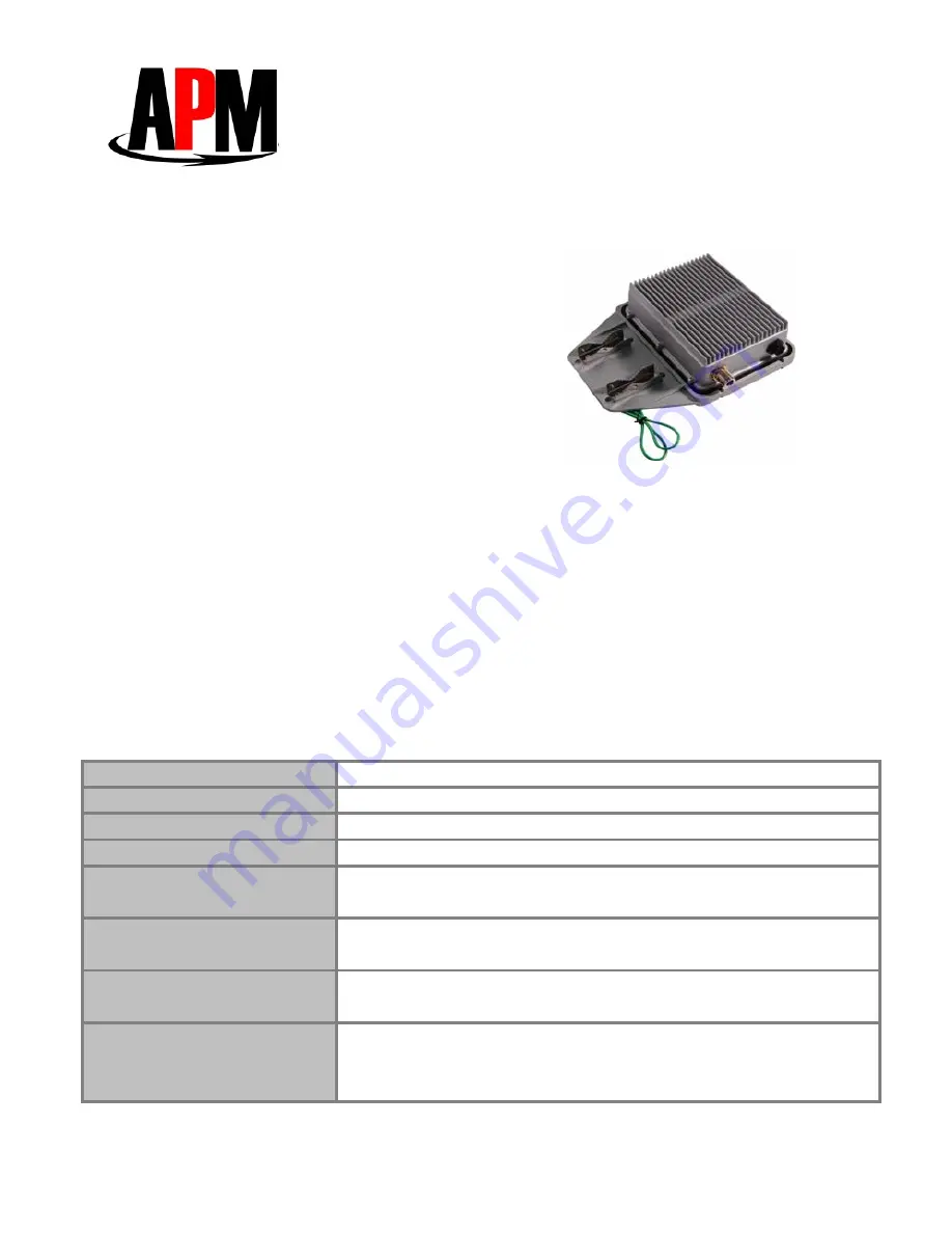 APM ABR-24005g Specification Download Page 1