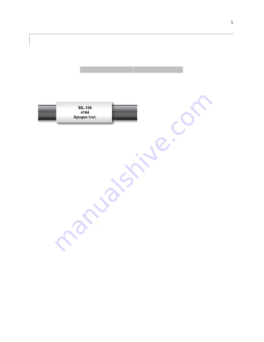 Apogee Instruments SIL-111 Скачать руководство пользователя страница 5