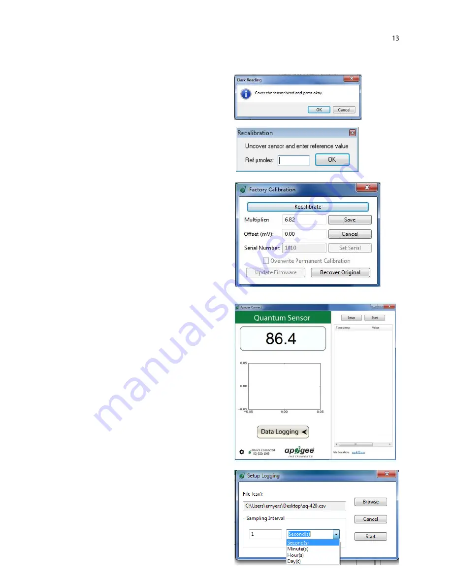 Apogee Instruments SQ-600 Series Owner'S Manual Download Page 13