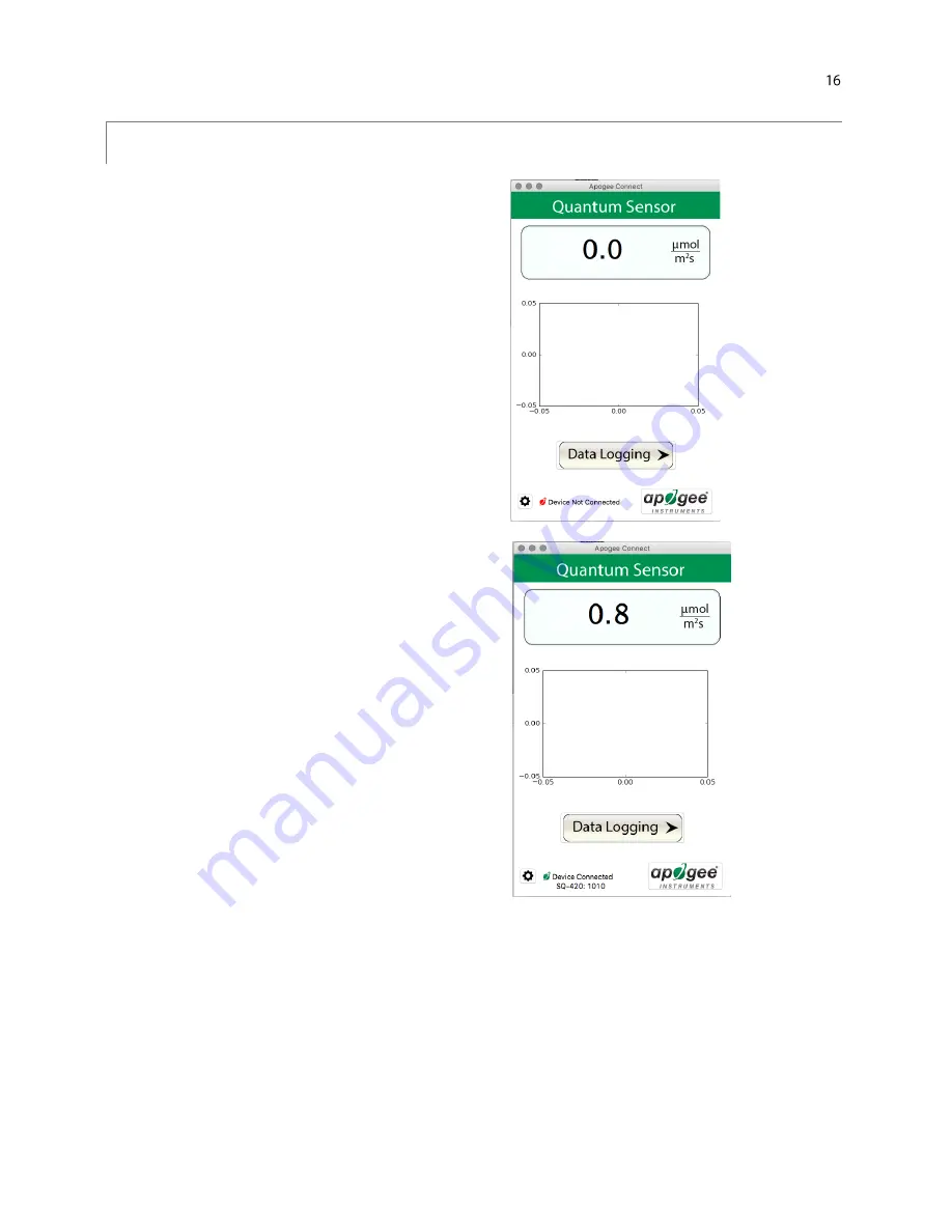 Apogee Instruments SQ-600 Series Owner'S Manual Download Page 16