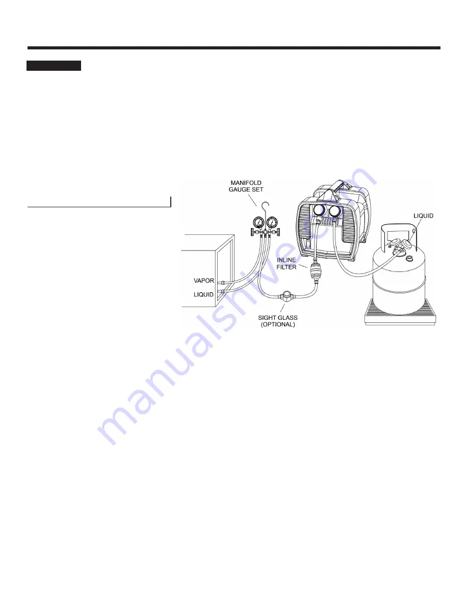 Appion G1 Single Operation Manual Download Page 8