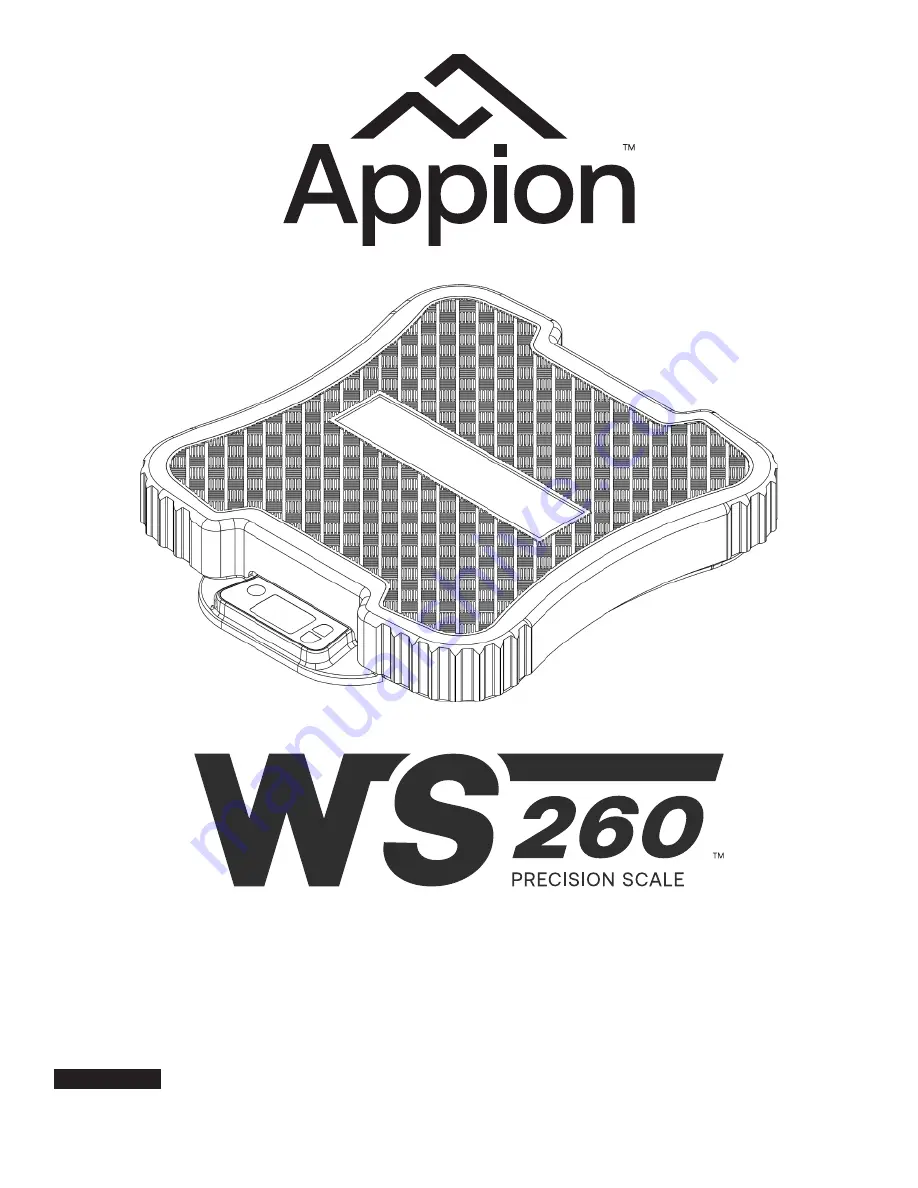 Appion WS260 Operation Manual Download Page 1