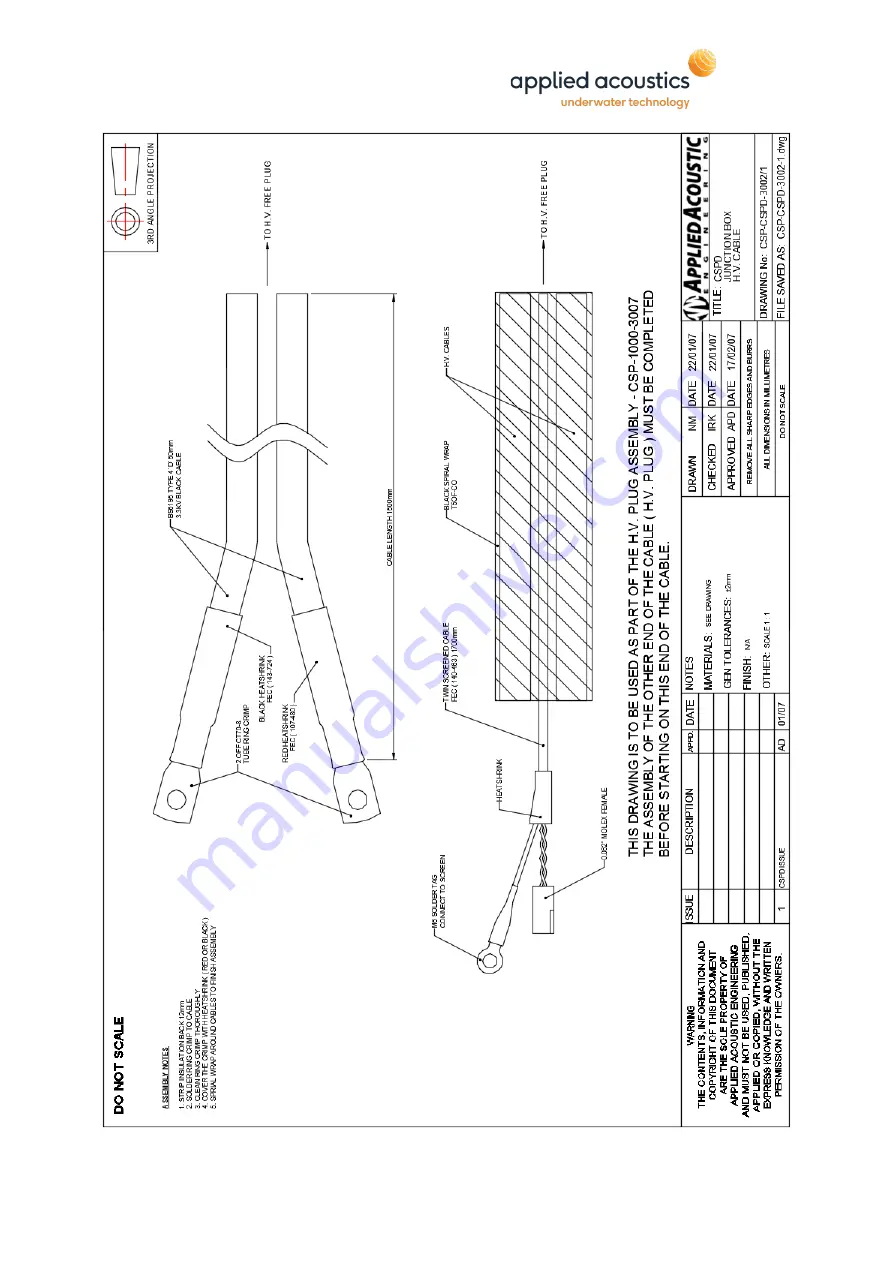 APPLIED ACOUSTICS CSP-SNv 1250 Operation Manual Download Page 45