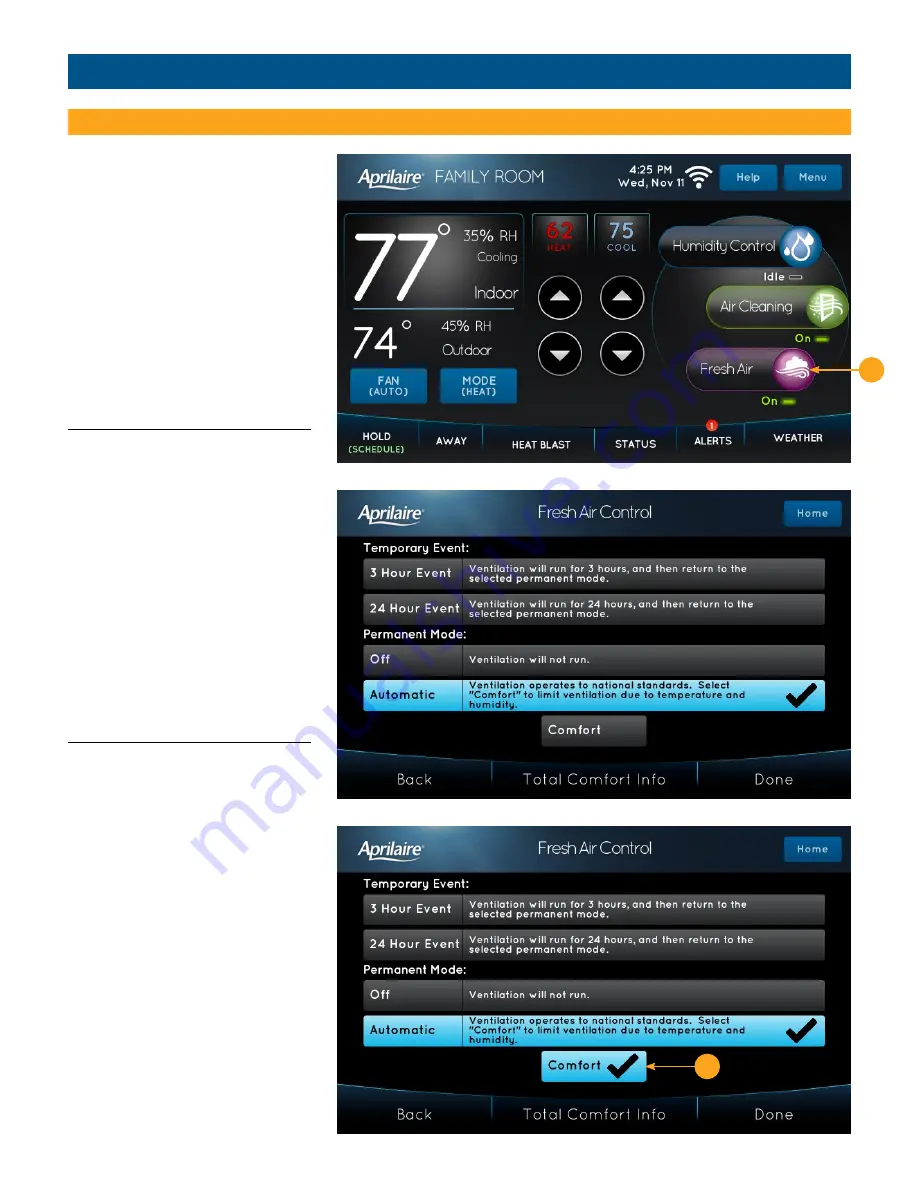 Aprilaire 8840 Owner'S Manual Download Page 31