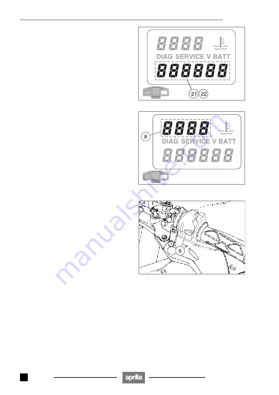 APRILIA 1115-2 Workshop Manual Download Page 61