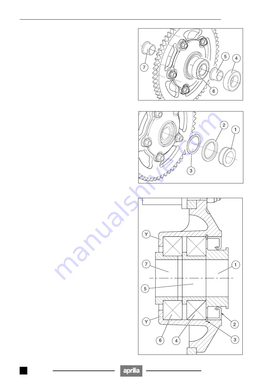 APRILIA 1115-2 Workshop Manual Download Page 297