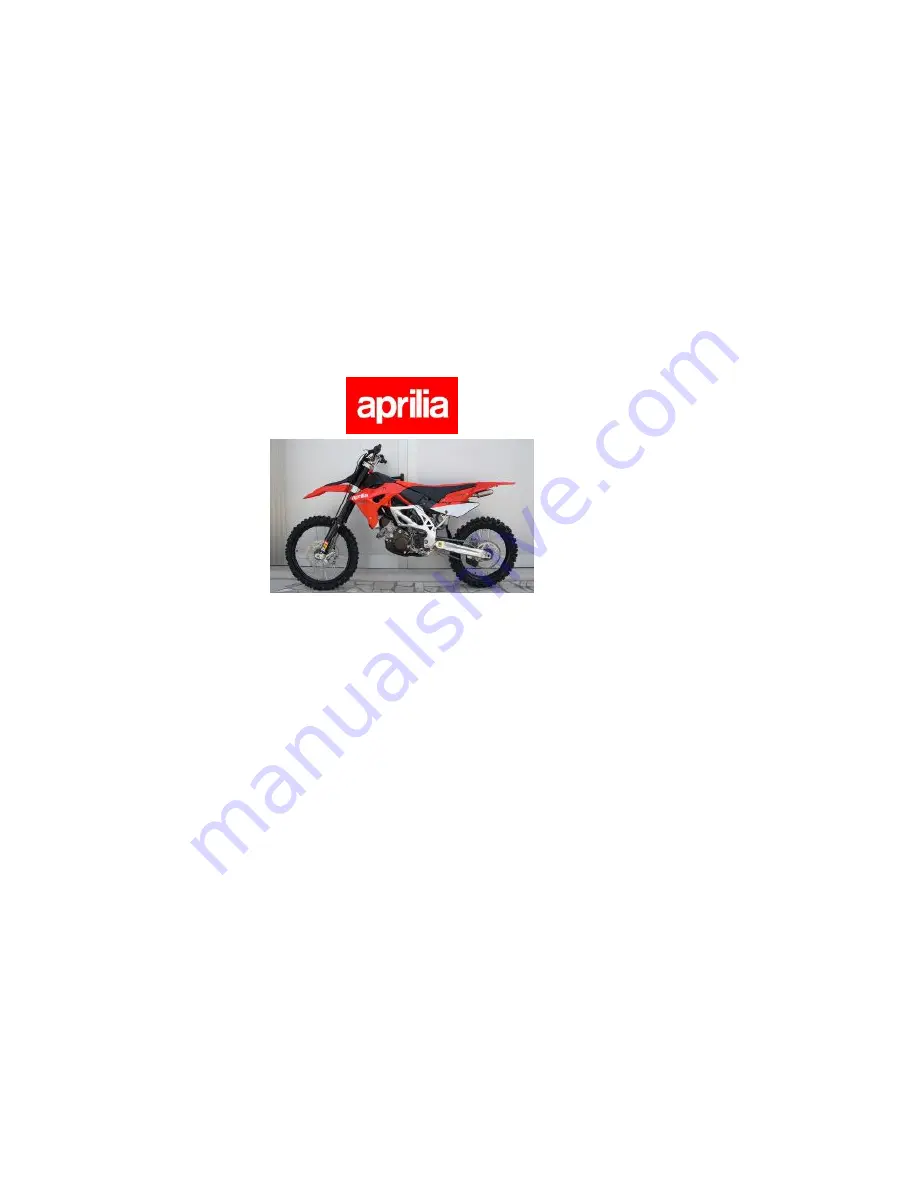 APRILIA 2010 MXV 450 Manual Download Page 45