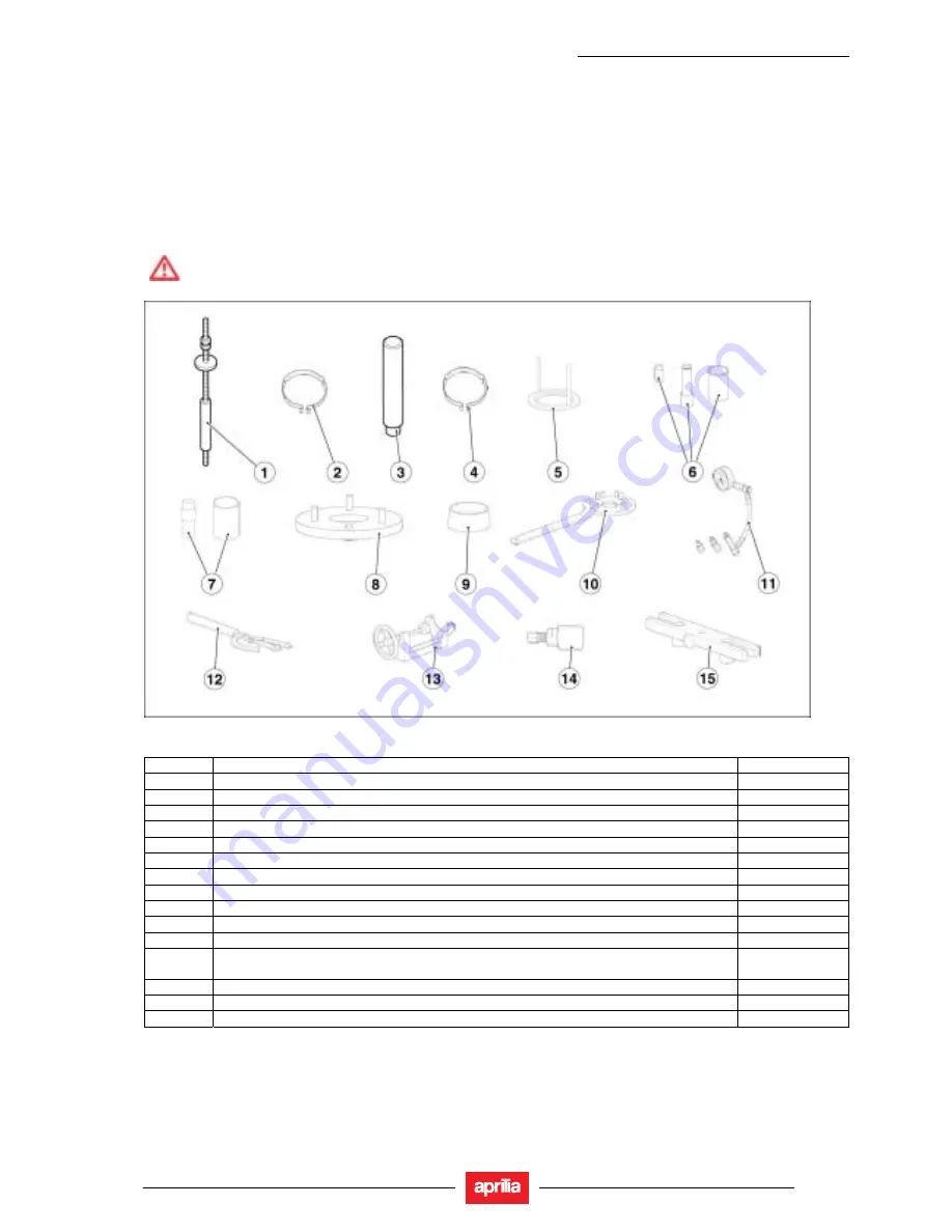 APRILIA M191M Workshop Manual Download Page 24