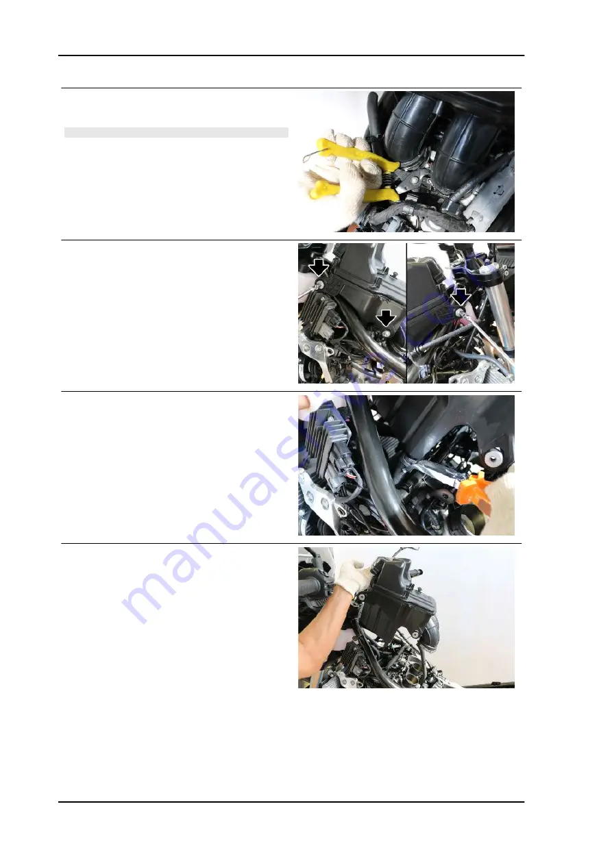 APRILIA TUAREG 660 Service Station Manual Download Page 48