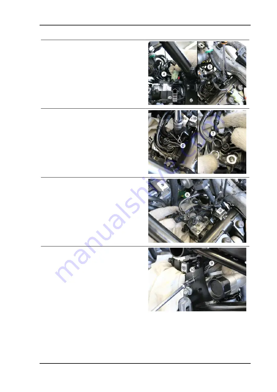 APRILIA TUAREG 660 Service Station Manual Download Page 229