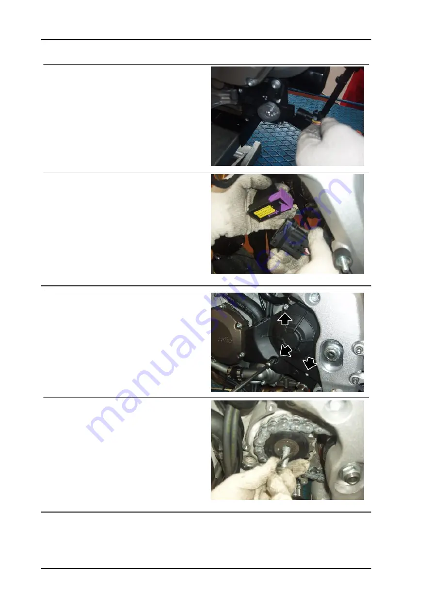 APRILIA TUONO V4 R 2010 Service Station Manual Download Page 222