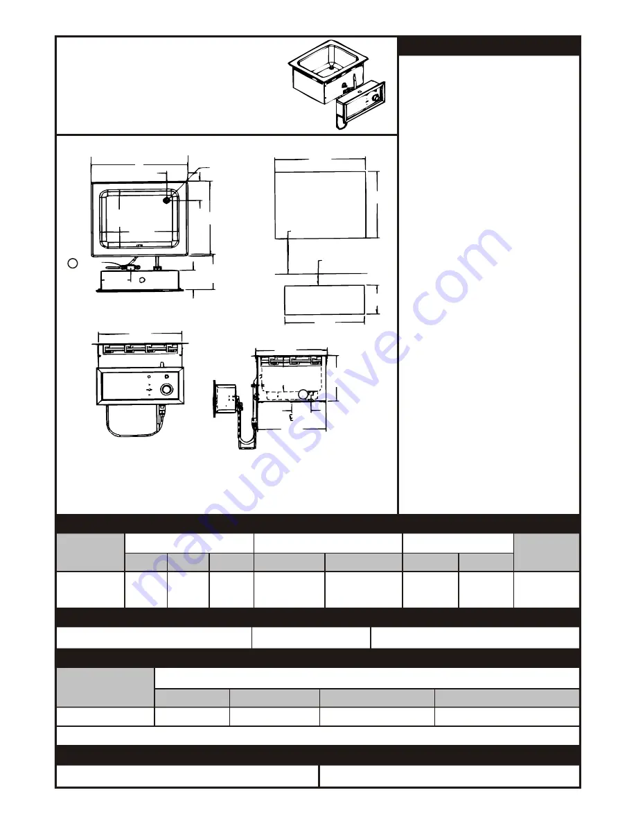 APW Wyott SHFWEZ-1 Installation And Operating Instructions Manual Download Page 5