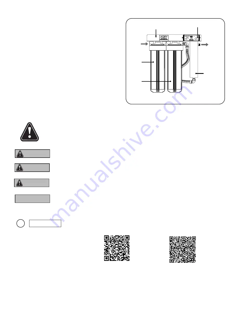 Aqua Flo AQUV AQUV-12R22 Owner'S Manual Download Page 4