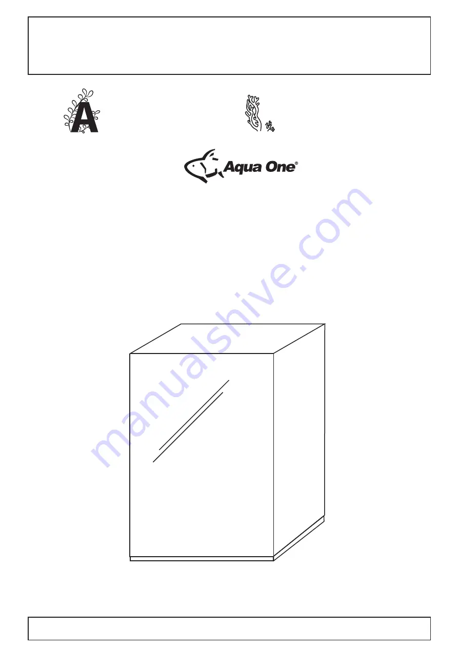 Aqua One Cabinet 53446 Assembly Instructions Manual Download Page 1