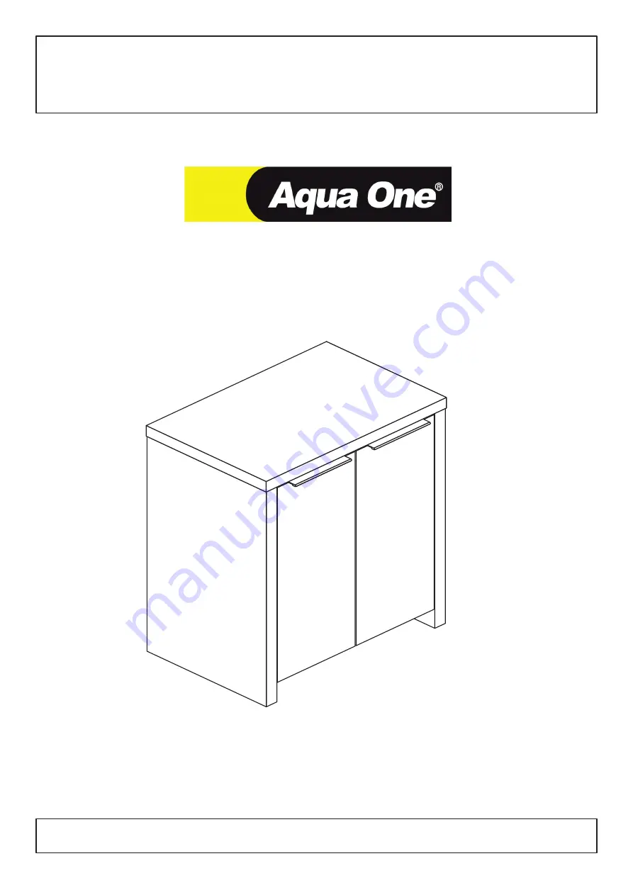 Aqua One Inspire 60 Mk2 Assembly Instructions Manual Download Page 1