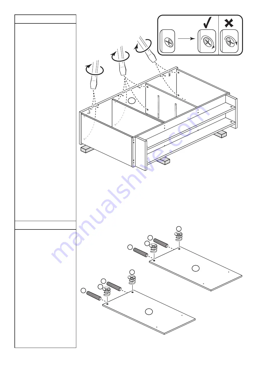 Aqua One Oakstyle Chic 3+2 Unit Assembly Instructions Manual Download Page 14