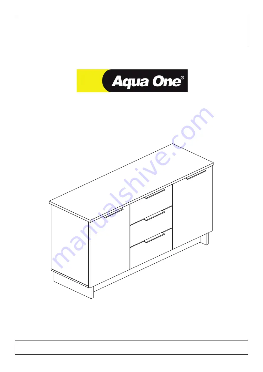 Aqua One OakStyle Urban 230 Assembly Instructions Manual Download Page 1