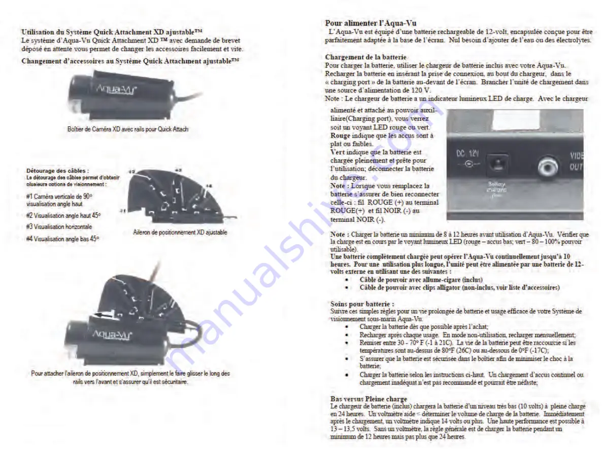 Aqua-Vu 715c series Owner'S Manual Download Page 13