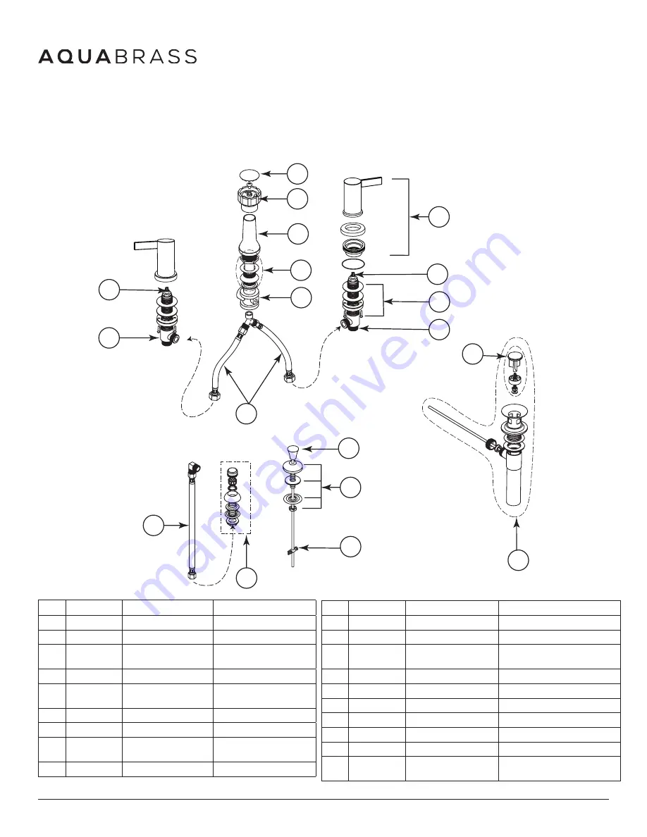 aquabrass blade 68026 Скачать руководство пользователя страница 2