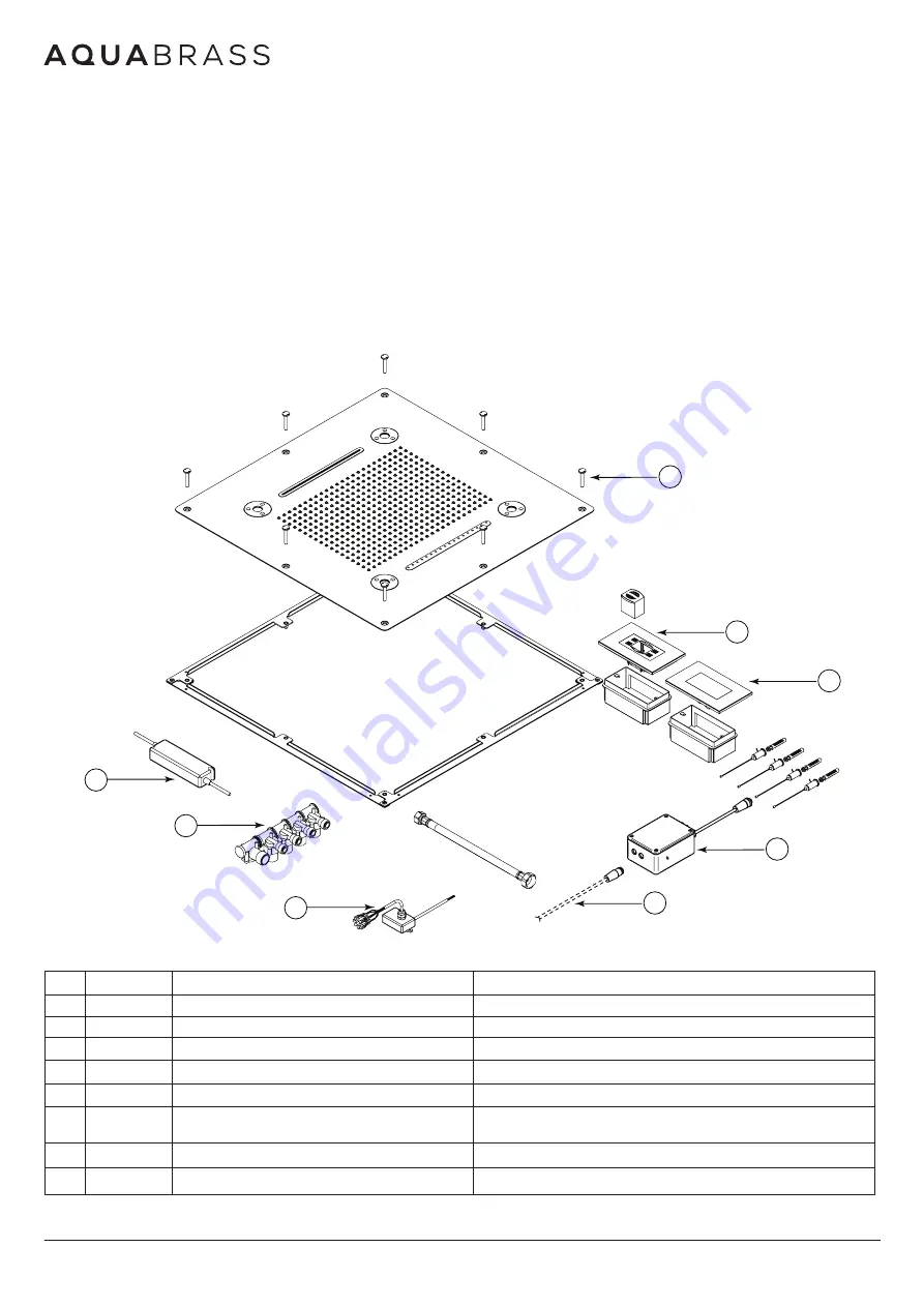 aquabrass Cura 925 Installation Manual Download Page 5