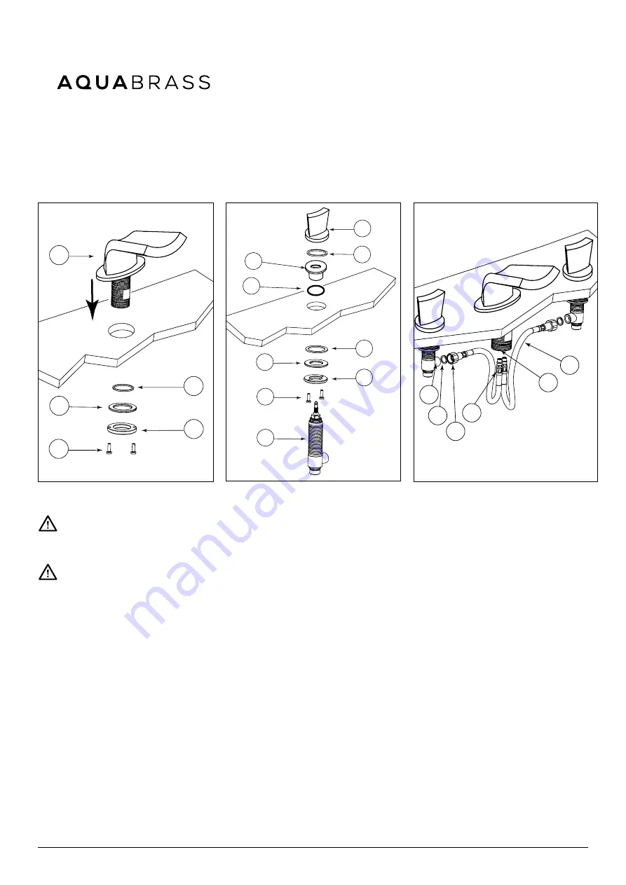 aquabrass martini 80910 Installation Manual Download Page 4