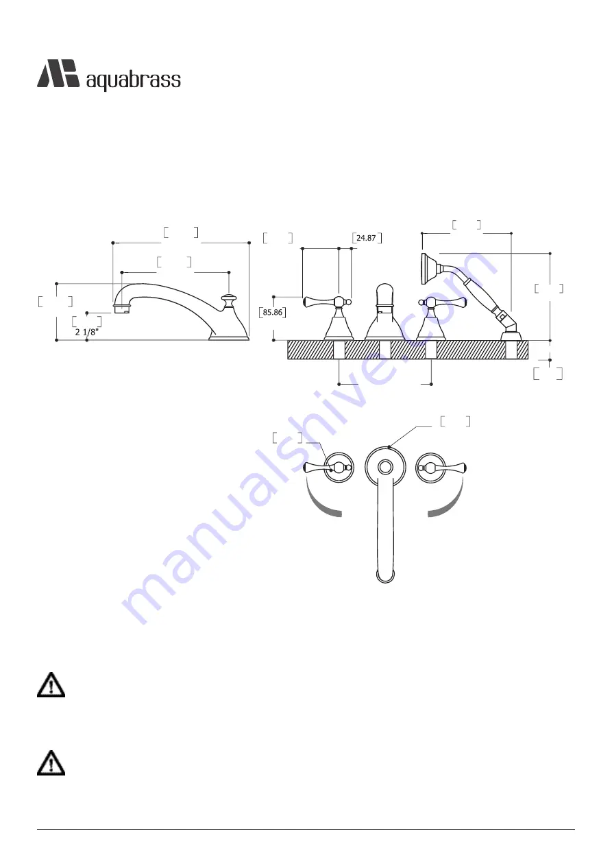 aquabrass regency 7318 Installation Manual Download Page 3