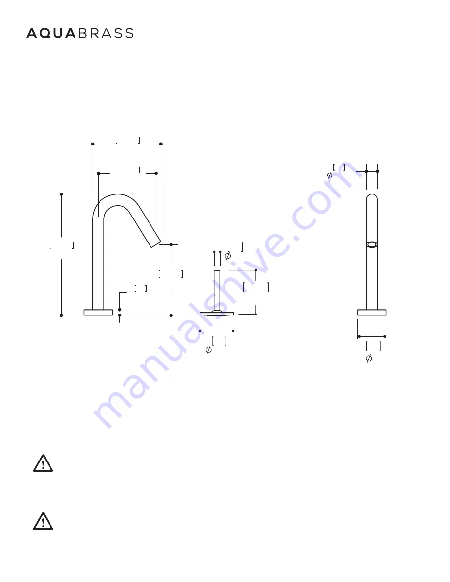 aquabrass xround NX7512 Скачать руководство пользователя страница 3