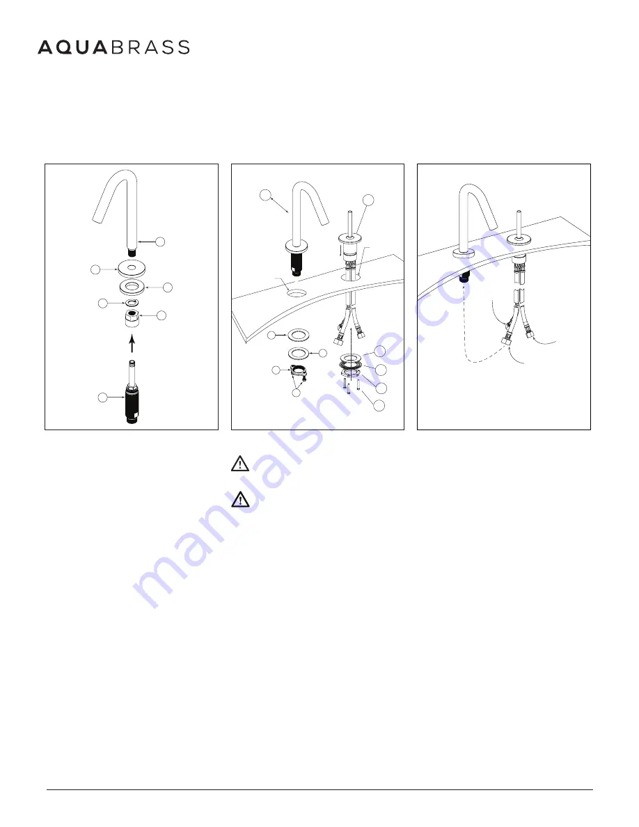 aquabrass xround NX7512 Installation Manual Download Page 4