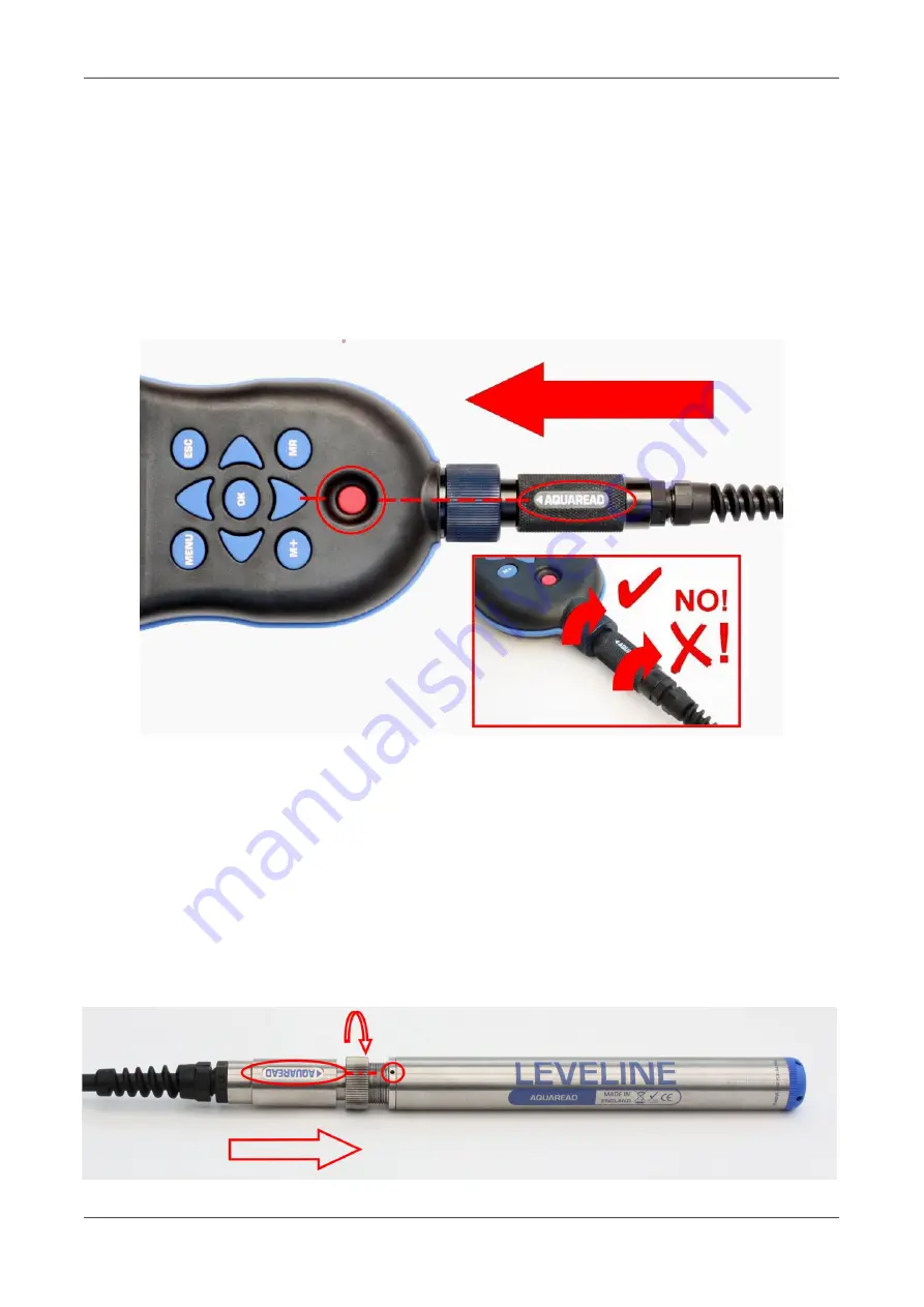 Aquaread LeveLine Instruction Manual Download Page 48