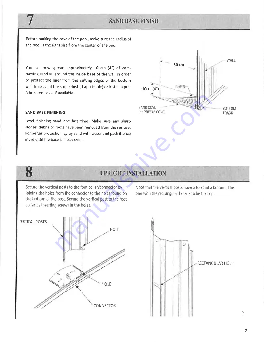 Aquarian Pools Echo PPECH1548 Assembly Instructions Manual Download Page 11