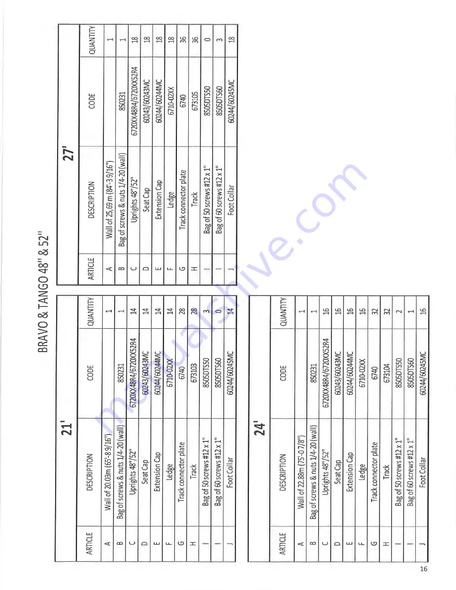 Aquarian Pools Echo PPECH1548 Assembly Instructions Manual Download Page 18