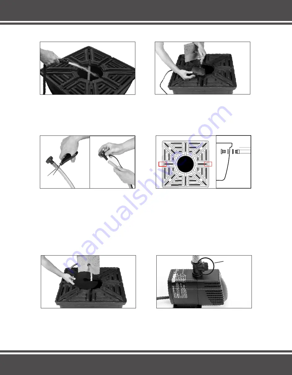 AquaScape BUBBLING FOUNTAIN STONE Installation Instructions Manual Download Page 5