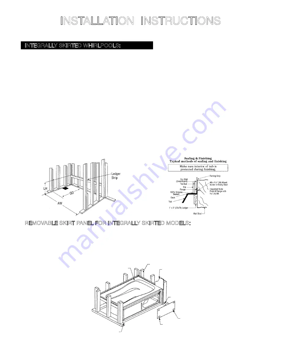 Aquatic SYMPHONY SERIES Owners Manual/Install Manual Download Page 11