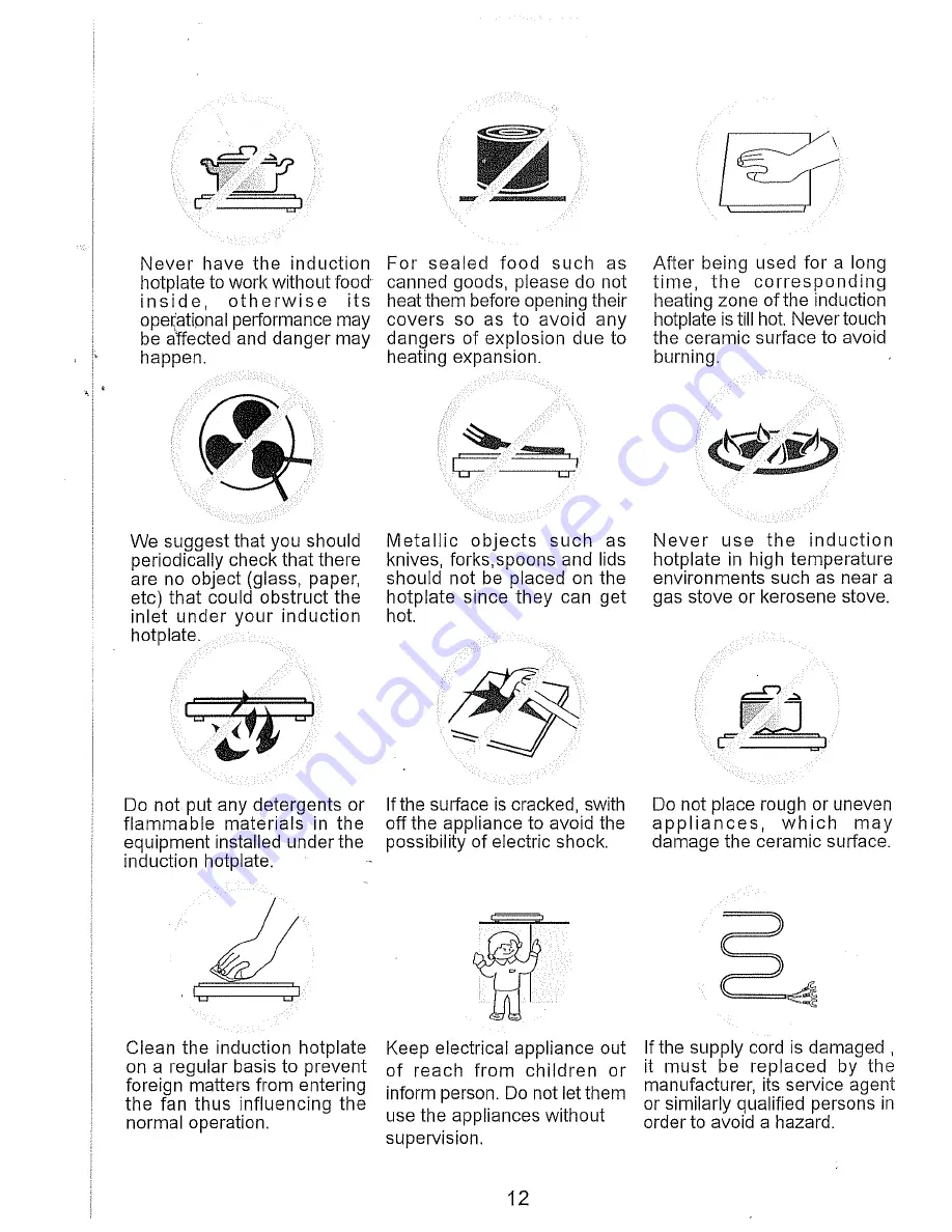 ARC Appliances ICI6GE3 Installation And Operation Manual Download Page 13