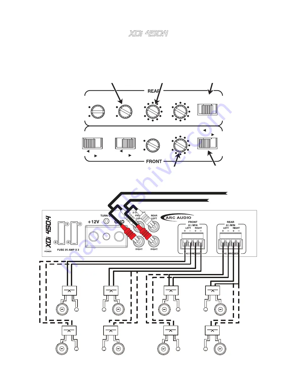 ARC Audio XDi 450.4 Owner'S Manual Download Page 7