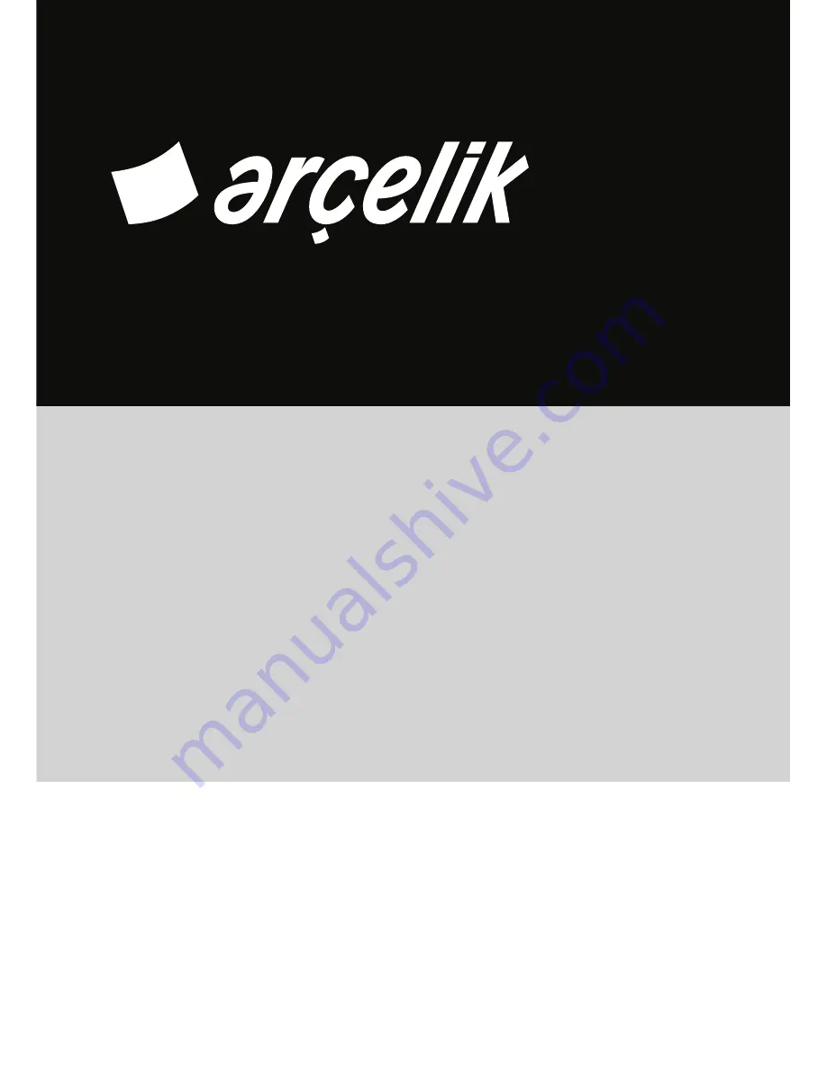 arcelik 2372 CFI Owner'S Manual Download Page 1