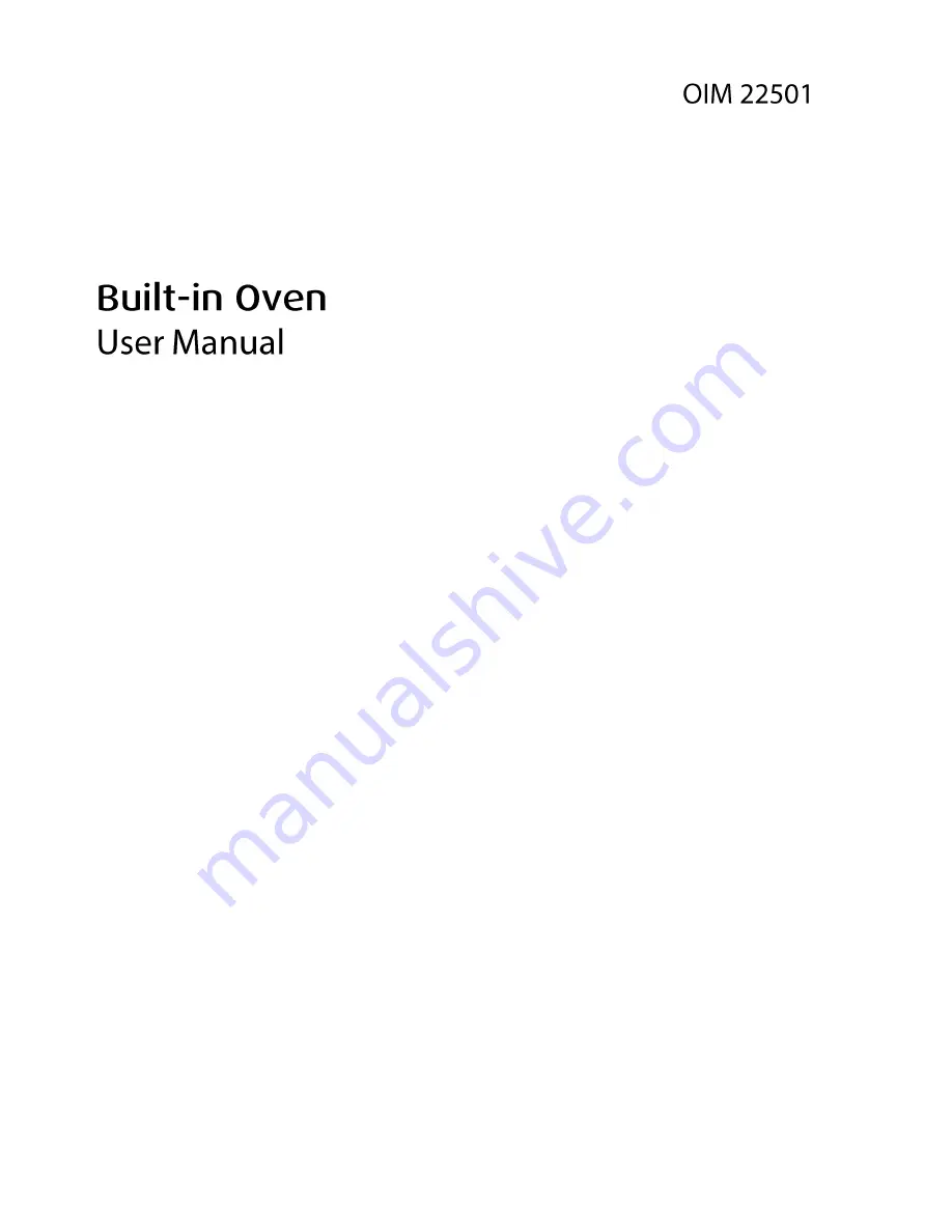 arcelik OIM 22501 User Manual Download Page 1