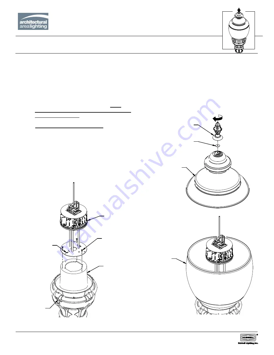 Architectural Area Lighting Y-LED Скачать руководство пользователя страница 7