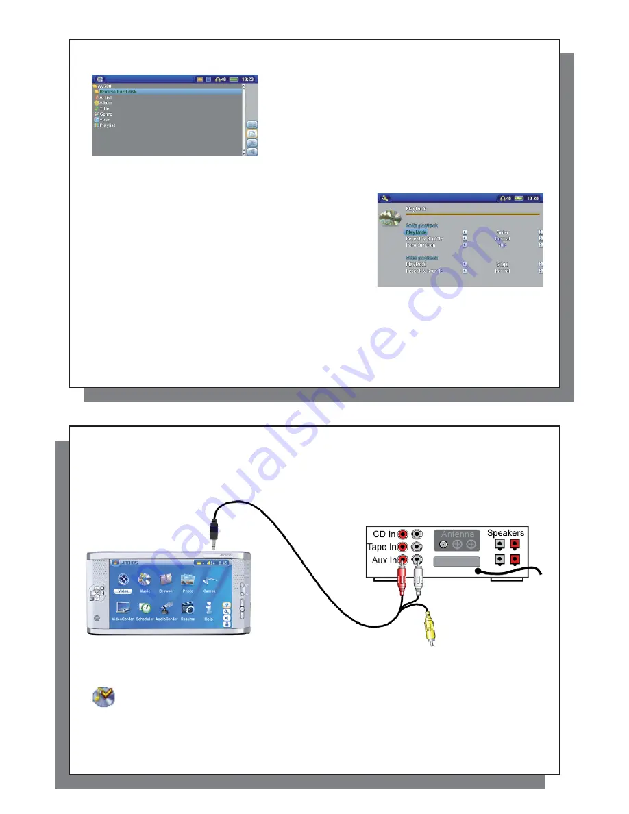 Archos 500717 - AV 700 100 GB Mobile Digital Video Recorder User Manual Download Page 21